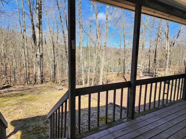 5206 Wolf Ln, Farwell, MI 48622 - view of deck