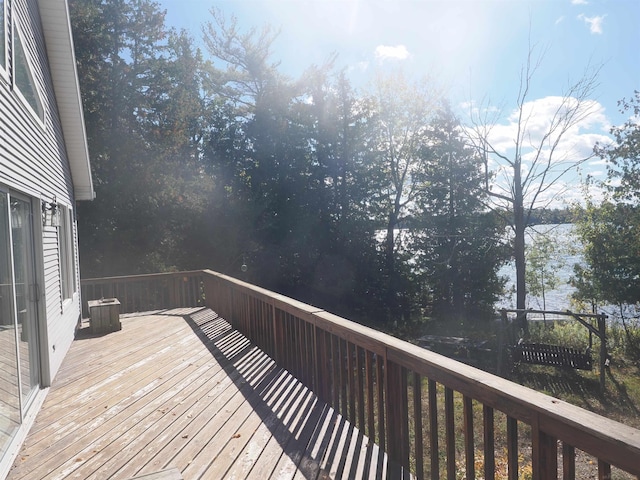 7502 Kauffman Blvd, Presque Isle, MI 49777 - view of wooden terrace