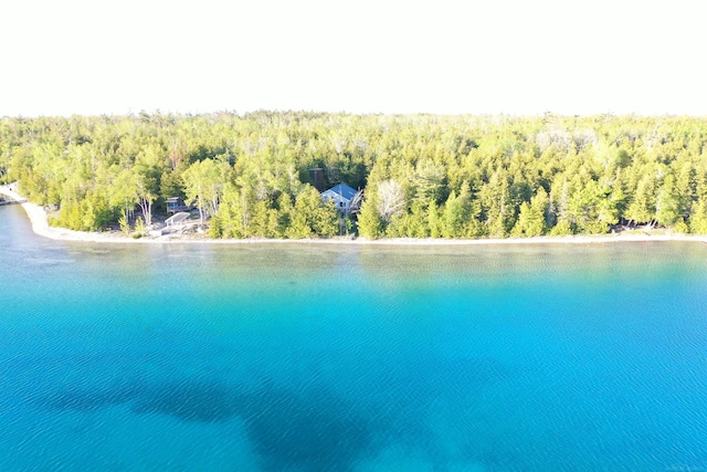 7502 Kauffman Blvd, Presque Isle, MI 49777 - aerial view of a nearby body of water and a forest