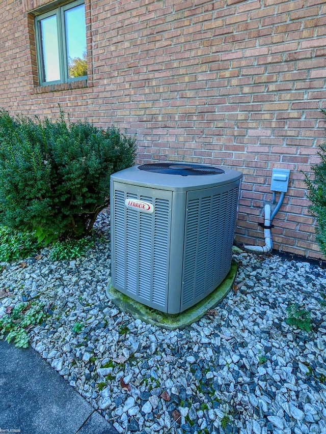 details featuring central AC unit