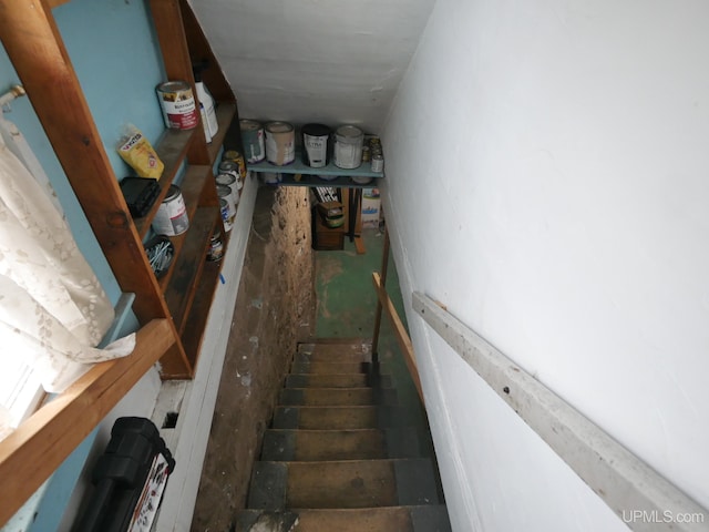 view of staircase