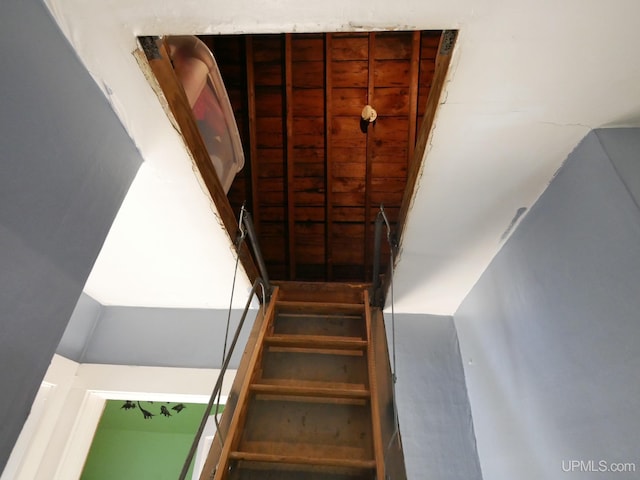 view of stairs