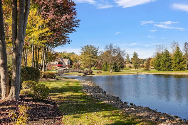 property view of water