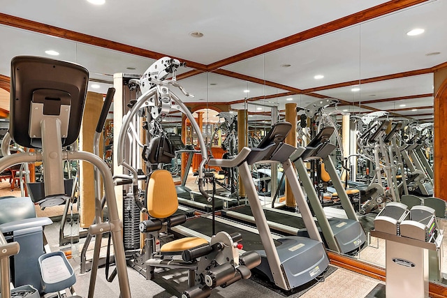 view of exercise room