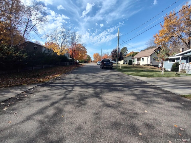 view of road