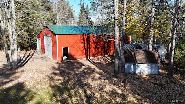 view of outdoor structure