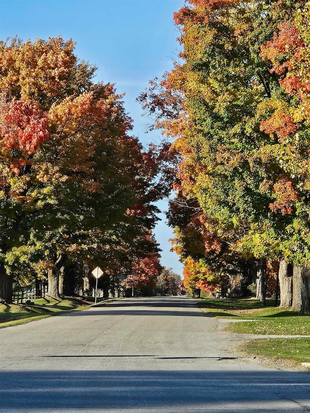 view of road