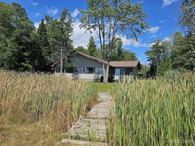 view of front of home