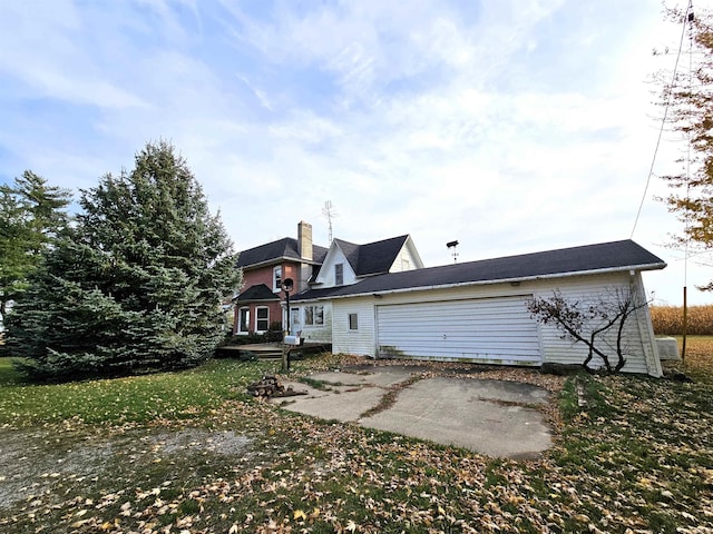 view of rear view of property