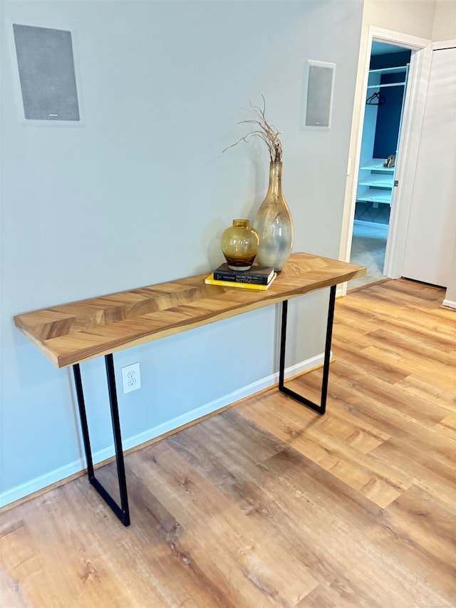 room details with wood-type flooring