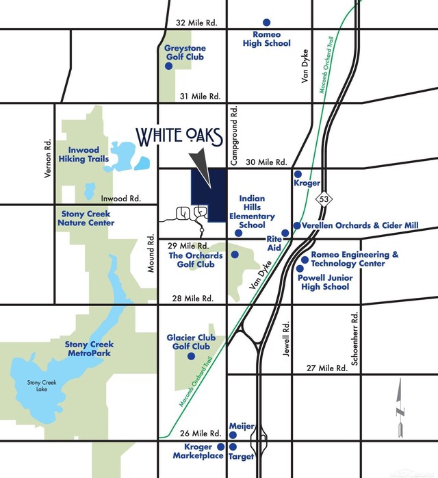 63725 Mulberry Dr, Washington Twp, MI 48095 - map location