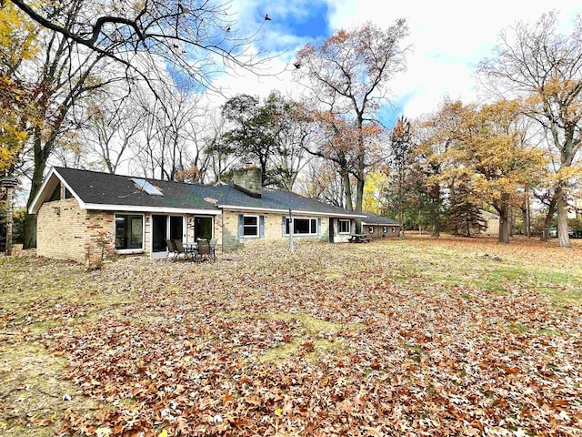 view of rear view of property