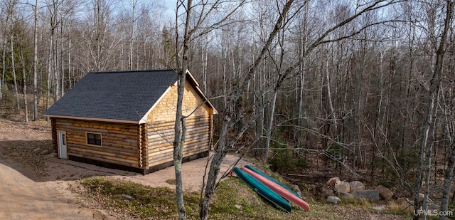 view of outbuilding