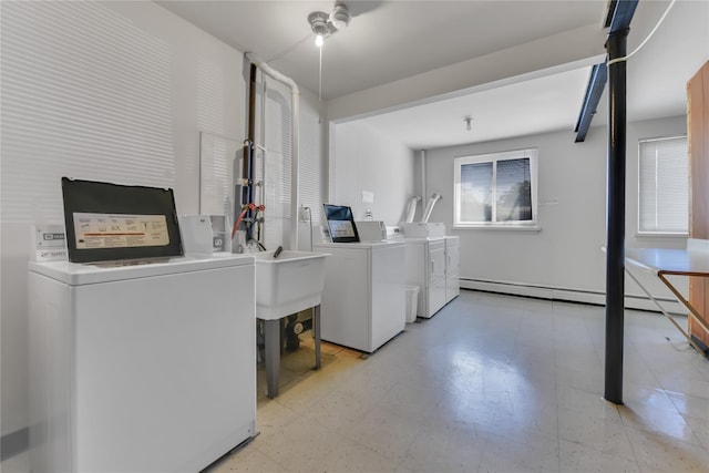 washroom with washer and clothes dryer