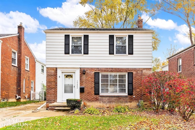 view of front of home