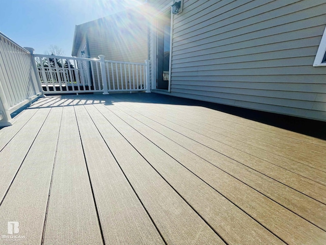 3371 Meadowridge Ct Unit 107, Davison, MI 48423 - view of wooden deck