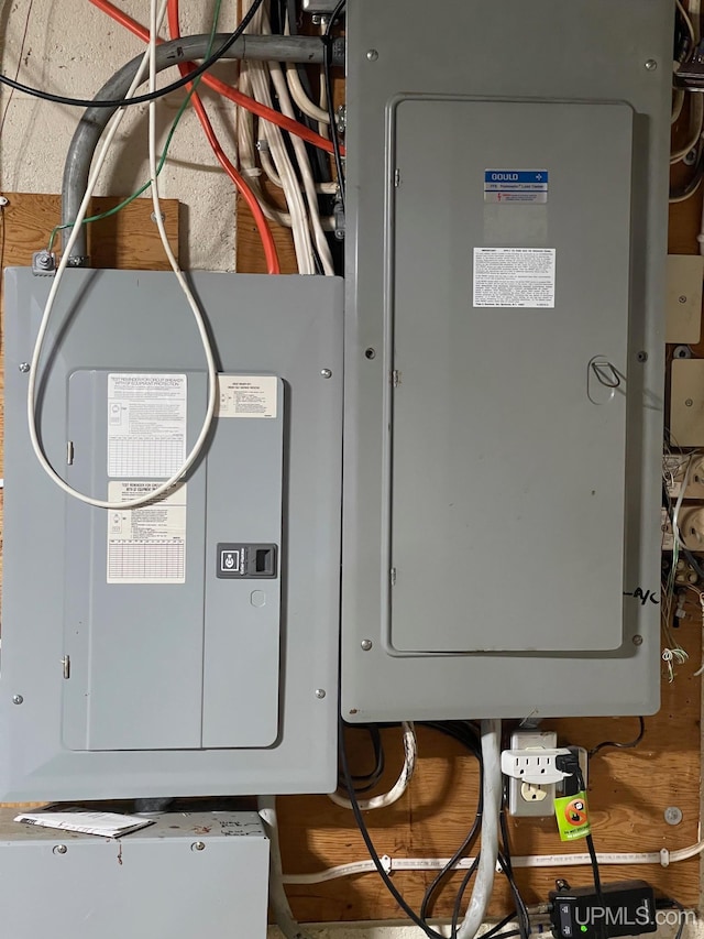 utilities with electric panel