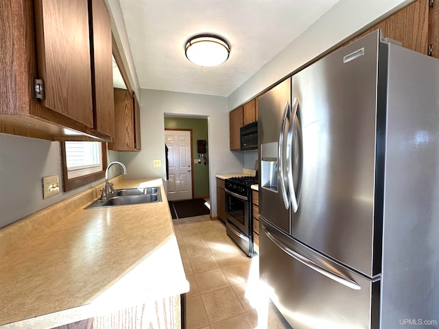 kitchen featuring sink and stainless steel appliances