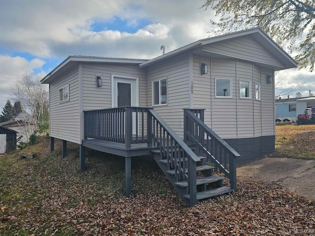 view of rear view of house