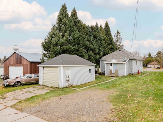 exterior space featuring a yard