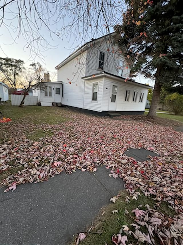 view of side of property