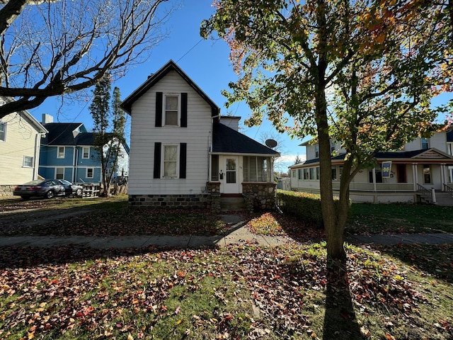 view of front of home