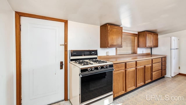 kitchen with white appliances