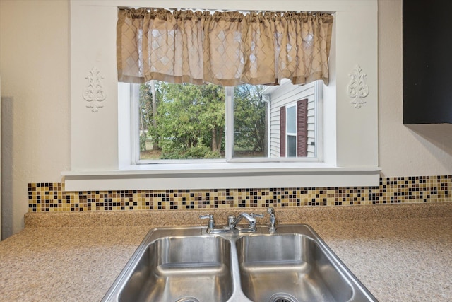 details with sink and backsplash