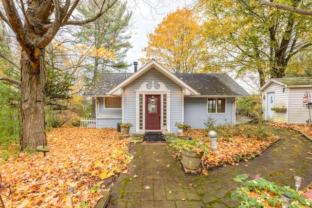 view of front of home