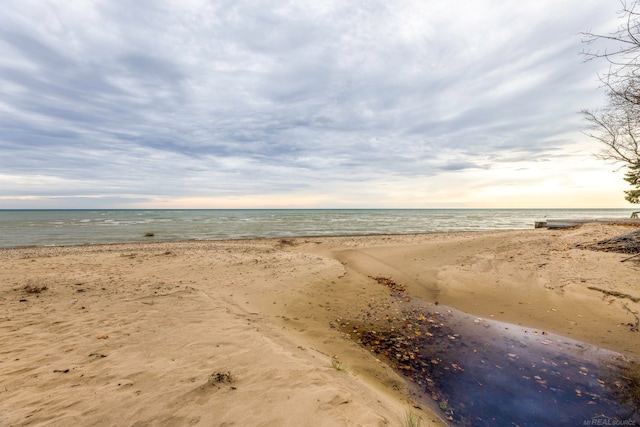 water view with a beach view