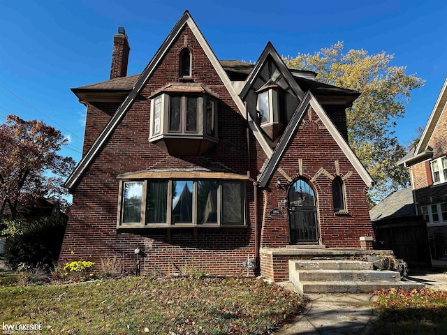 view of tudor house