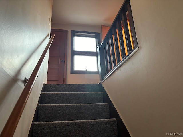 view of staircase