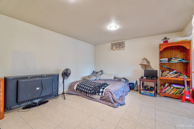 view of tiled bedroom