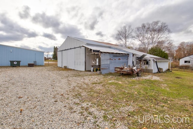 view of outbuilding