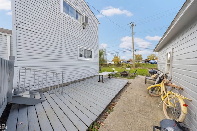 deck with a patio area