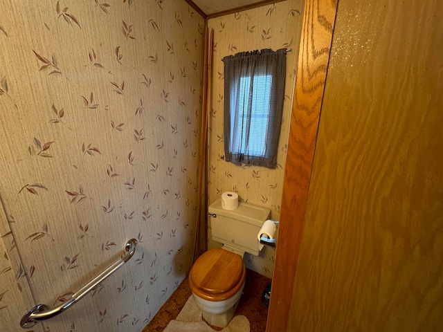 bathroom featuring toilet