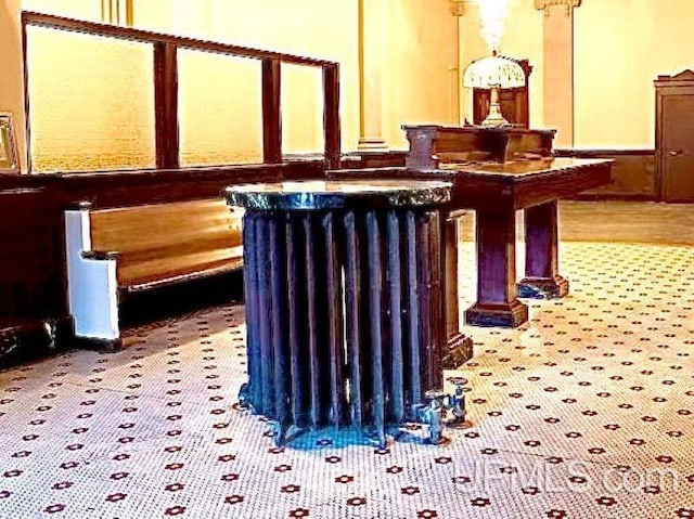 318 Iron St, Negaunee, MI 49866 - detailed view of radiator heating unit