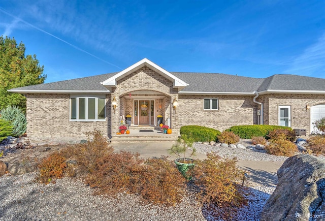 view of ranch-style home