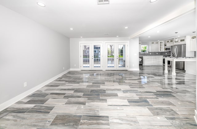 view of unfurnished living room