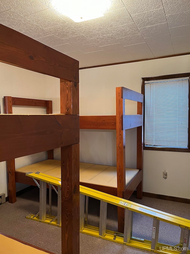 unfurnished bedroom featuring carpet flooring