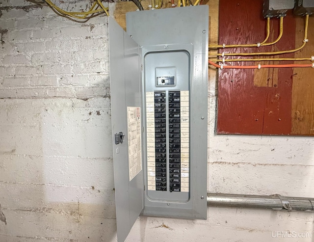 657 Lake Ave, Ironwood, MI 49938 - utility room with electric panel