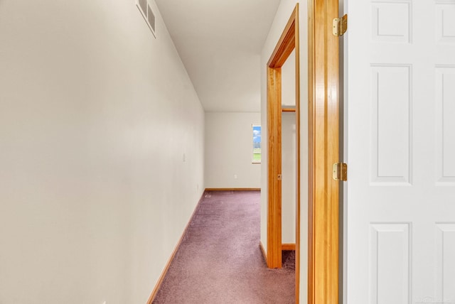 corridor with carpet