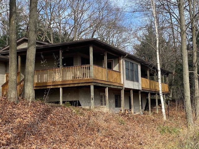 view of rear view of house