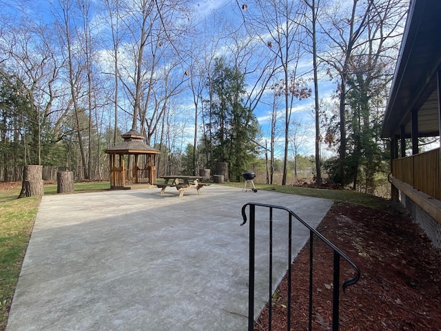 2250 Dryer Rd, Standish, MI 48658 - view of yard with a gazebo and a patio area