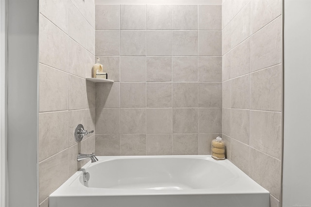 bathroom featuring bathtub / shower combination