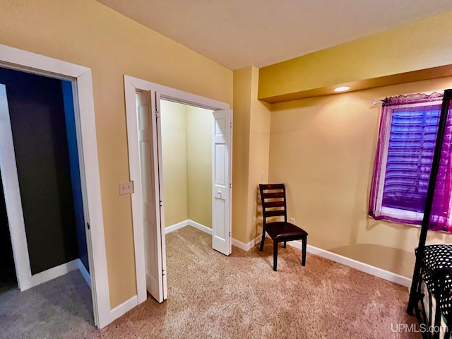 unfurnished room featuring carpet floors