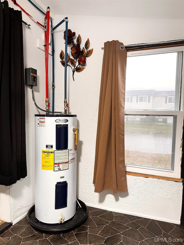 utilities featuring electric water heater