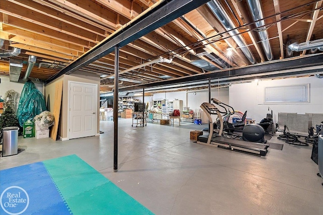 view of workout room