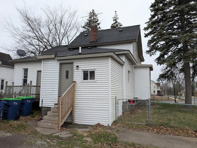 view of rear view of house