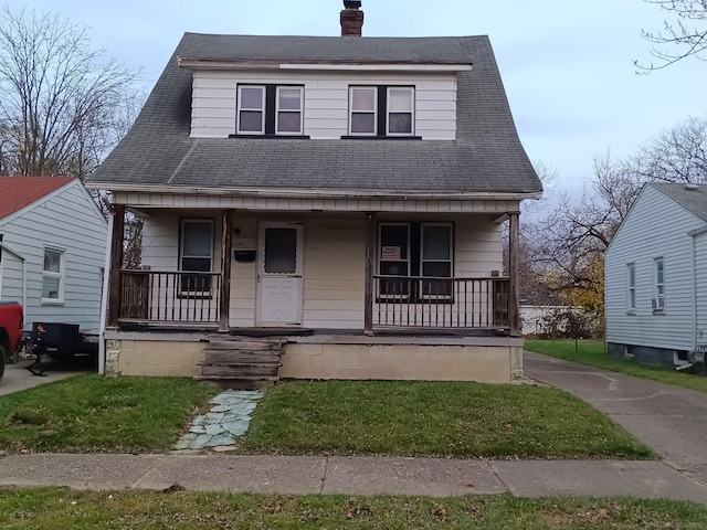 bungalow with a porch